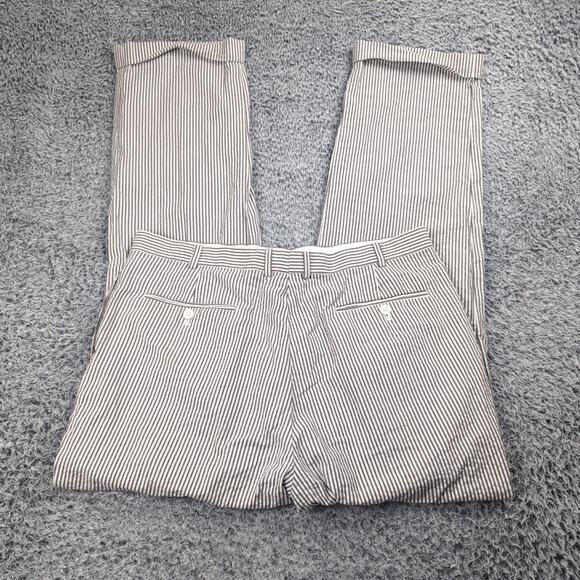 Brooks Brothers Other - Brooks Brothers Pants Men 36x31 Brown White Chino Career Preppy Straight Striped